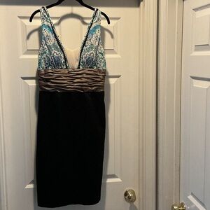 Phoebe Couture Silk and Brocade Dress 8